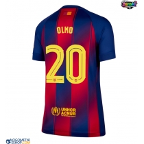 Ženski Nogometni dresi Barcelona Dani Olmo #20 Domači 2025-26 Kratek Rokav